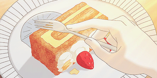 anime cake      via tumblr #采集大赛